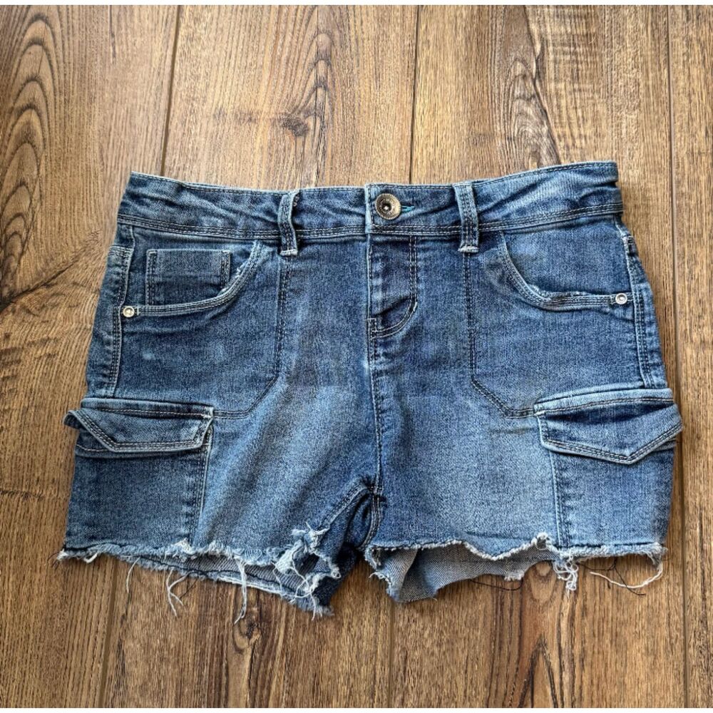 Falls Creek ~ Girls Denim Cargo Shorts